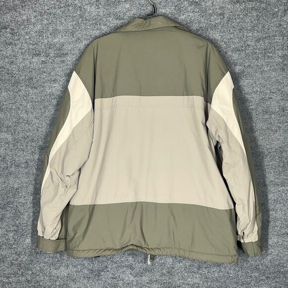 O'Neill Snowboard Jacket Mens Large Green Cream Performance Sporty Ski Athletic - Picture 4 of 11